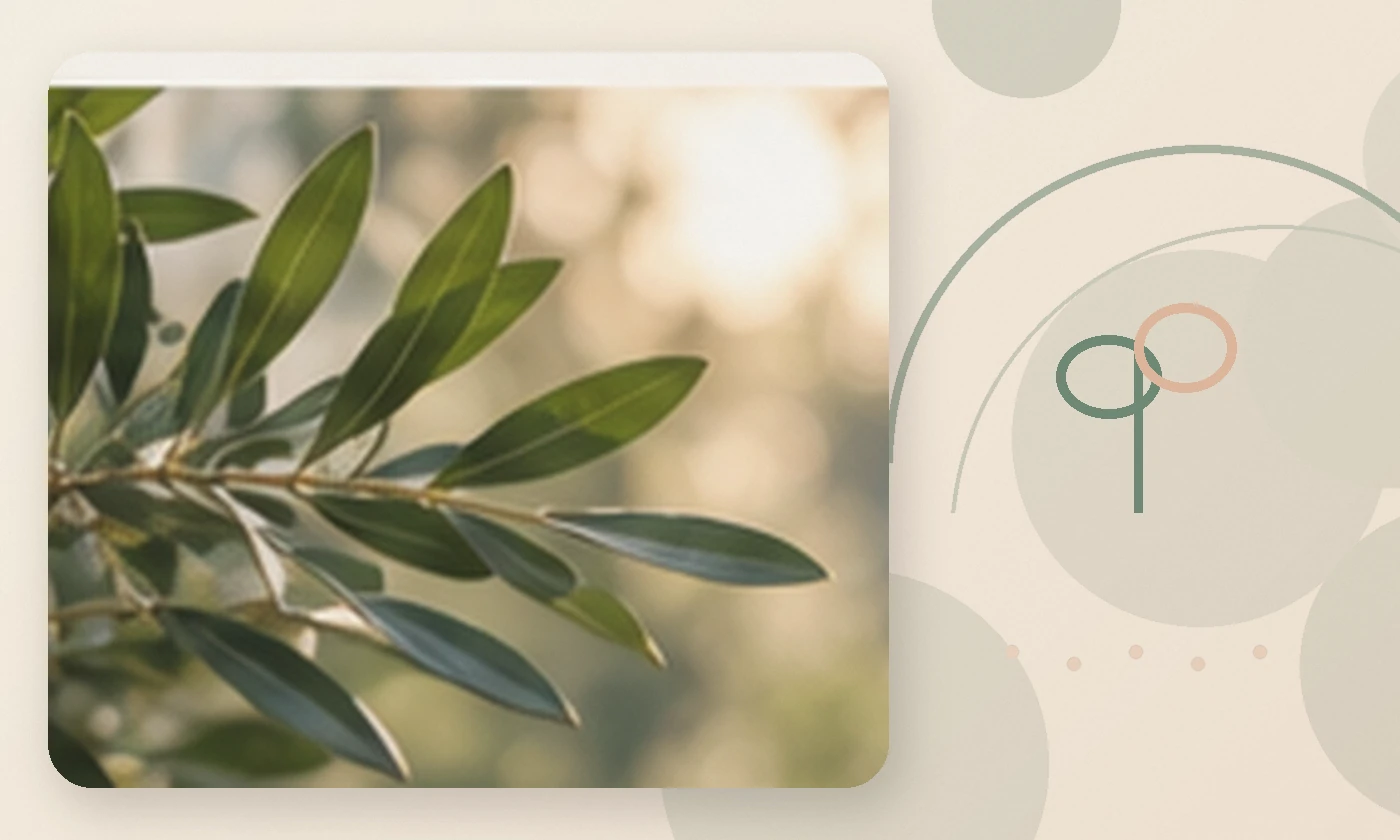 Warm, calming editorial illustration inspired by mental health relationships green foliage, accompanying the article Key mental health statistics in the U.S.