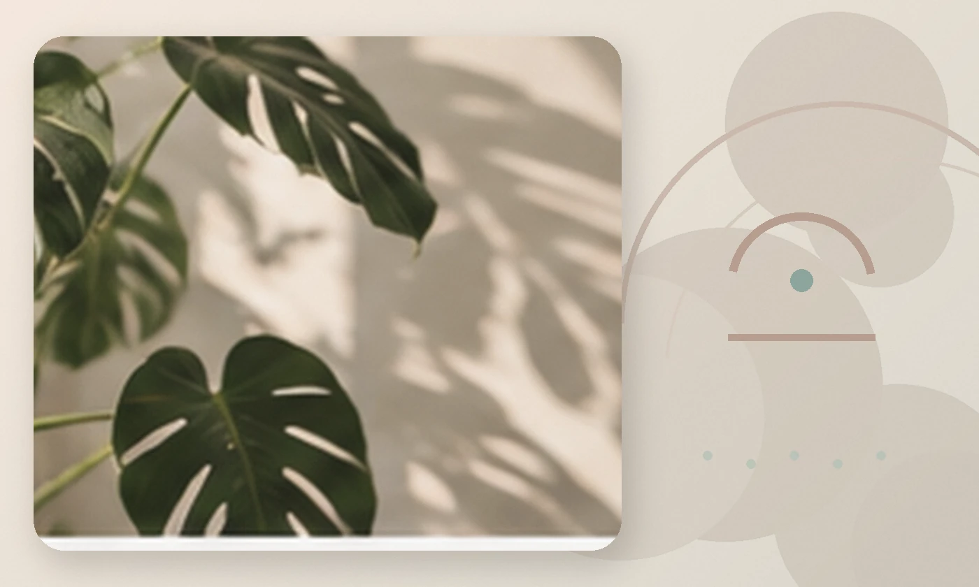 Warm, calming editorial illustration inspired by mental health in workplace green leaves, accompanying the article Working in the service industry: Its effect on mental health
